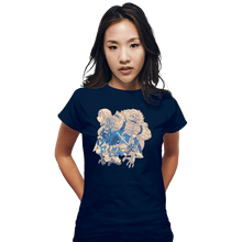 Load image into Gallery viewer, Shirts Fitted Shirts, Woman / Small / Navy Wild Heroes
