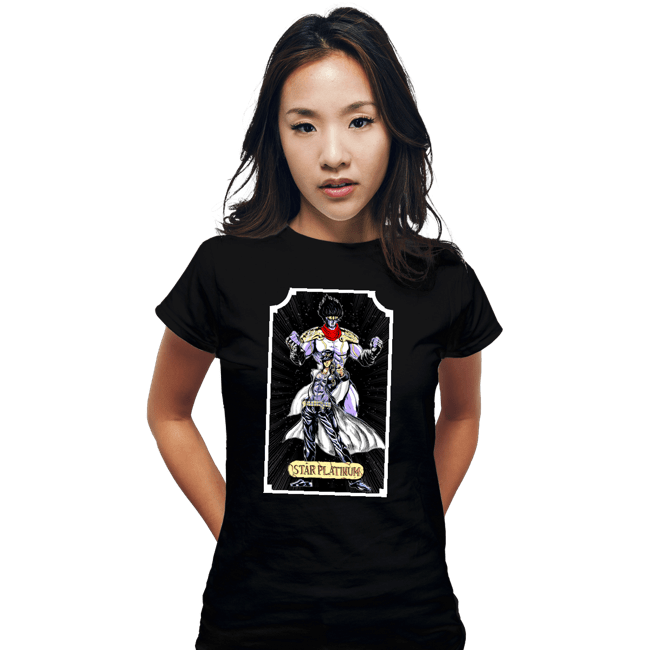 Shirts Fitted Shirts, Woman / Small / Black Star 17