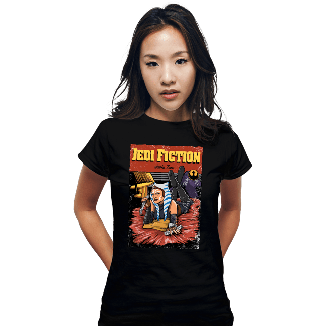 Daily_Deal_Shirts Fitted Shirts, Woman / Small / Black Jedi Fiction