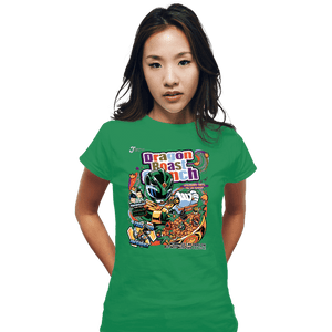 Daily_Deal_Shirts Fitted Shirts, Woman / Small / Irish Green Dragon Roast Crunch
