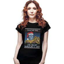 Load image into Gallery viewer, Shirts Fitted Shirts, Woman / Small / Black Half Of You
