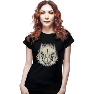 Shirts Fitted Shirts, Woman / Small / Black Dark Lord Sauron