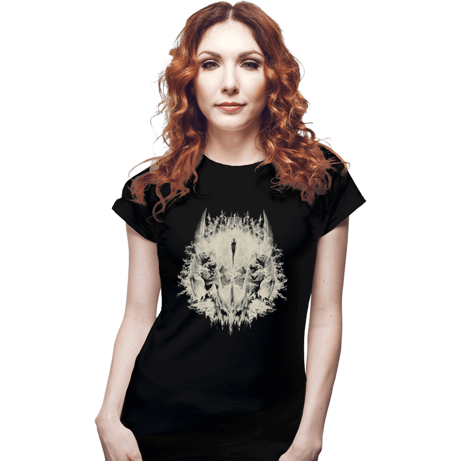 Shirts Fitted Shirts, Woman / Small / Black Dark Lord Sauron