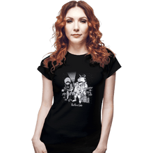 Load image into Gallery viewer, Shirts Fitted Shirts, Woman / Small / Black The Force Side
