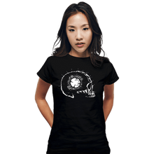 Load image into Gallery viewer, Secret_Shirts Fitted Shirts, Woman / Small / Black Lament Skull
