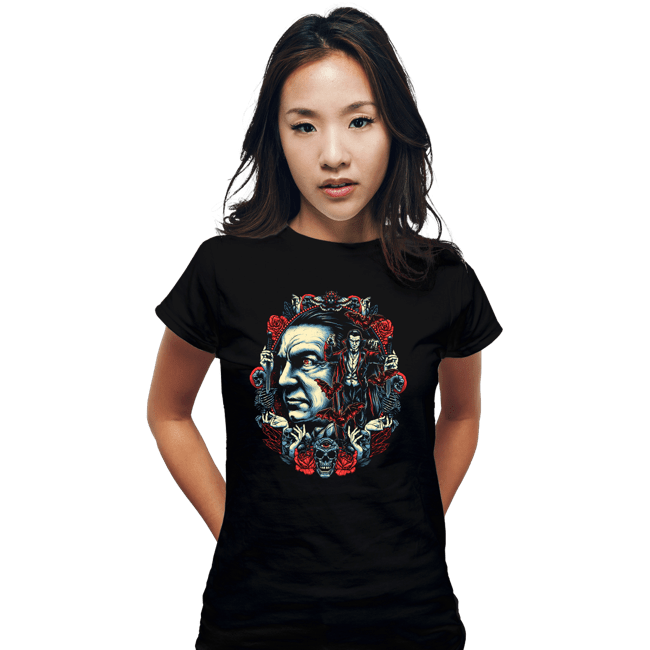 Daily_Deal_Shirts Fitted Shirts, Woman / Small / Black Mind Control Of The Vampire