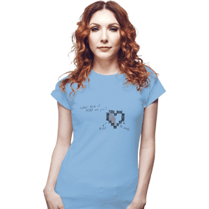 Shirts Fitted Shirts, Woman / Small / Powder Blue Choose Your Side