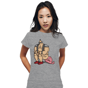 Secret_Shirts Fitted Shirts, Woman / Small / Sports Grey Suprise Villain
