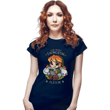 Load image into Gallery viewer, Shirts Fitted Shirts, Woman / Small / Navy One More Dungeon
