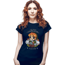 Load image into Gallery viewer, Shirts Fitted Shirts, Woman / Small / Navy One More Dungeon
