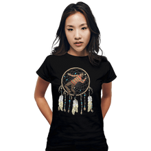 Load image into Gallery viewer, Shirts Fitted Shirts, Woman / Small / Black Dreamcatcher
