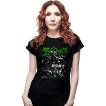 Load image into Gallery viewer, Daily_Deal_Shirts Fitted Shirts, Woman / Small / Black Jikuu Senshi Turok
