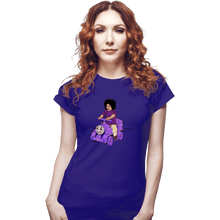 Load image into Gallery viewer, Shirts Fitted Shirts, Woman / Small / Violet Purple Train
