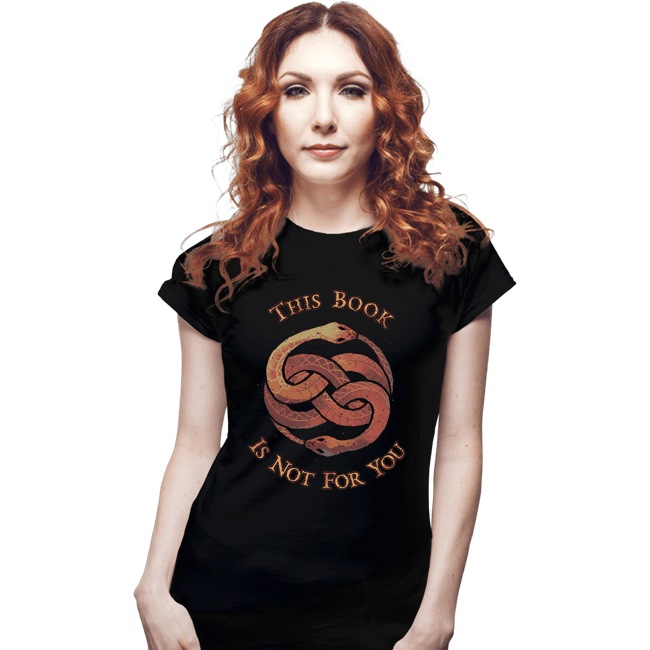 Daily_Deal_Shirts Fitted Shirts, Woman / Small / Black Endless Book