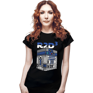Daily_Deal_Shirts Fitted Shirts, Woman / Small / Black R2DCubed