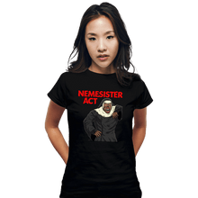 Load image into Gallery viewer, Daily_Deal_Shirts Fitted Shirts, Woman / Small / Black Nemesister Act
