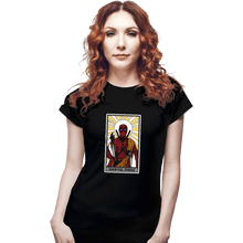 Load image into Gallery viewer, Daily_Deal_Shirts Fitted Shirts, Woman / Small / Black Marvel Jesus
