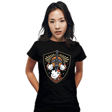 Load image into Gallery viewer, Shirts Fitted Shirts, Woman / Small / Black Cuccos Crest
