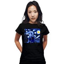 Load image into Gallery viewer, Secret_Shirts Fitted Shirts, Woman / Small / Black Bluey Night
