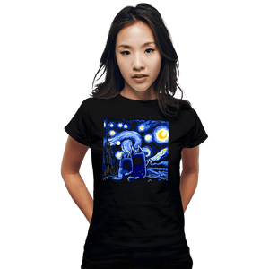 Secret_Shirts Fitted Shirts, Woman / Small / Black Bluey Night