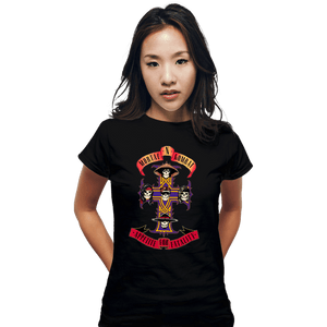 Daily_Deal_Shirts Fitted Shirts, Woman / Small / Black Appetite For Destruction