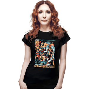 Secret_Shirts Fitted Shirts, Woman / Small / Black HB Superheroes