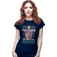 Load image into Gallery viewer, Shirts Fitted Shirts, Woman / Small / Navy Kevin Sweater
