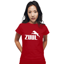 Load image into Gallery viewer, Shirts Fitted Shirts, Woman / Small / Red Zuul Athletics
