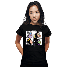 Load image into Gallery viewer, Daily_Deal_Shirts Fitted Shirts, Woman / Small / Black Queenz Villain Days
