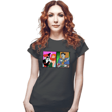 Load image into Gallery viewer, Secret_Shirts Fitted Shirts, Woman / Small / Charcoal Yelling At Joker
