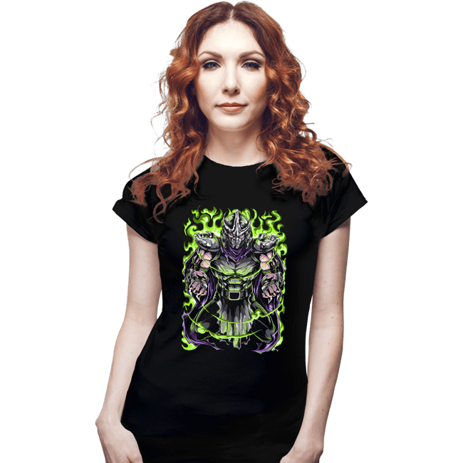 Daily_Deal_Shirts Fitted Shirts, Woman / Small / Black Blade Master Of The Foot
