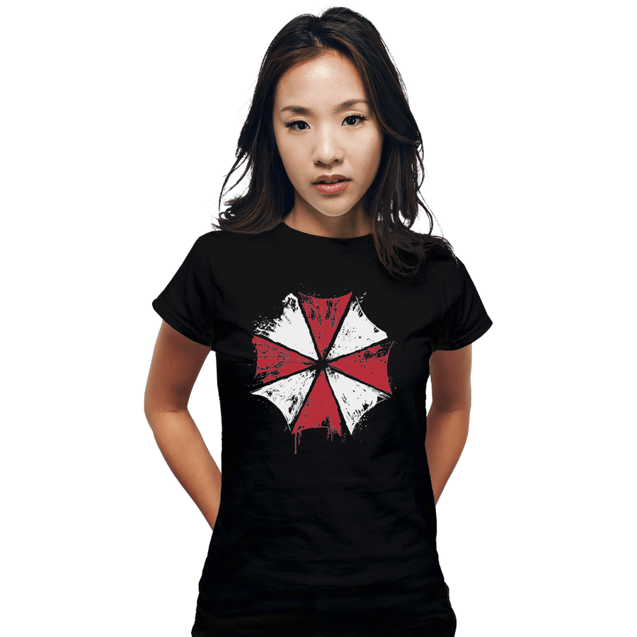 Shirts Fitted Shirts, Woman / Small / Black Umbrella Corp