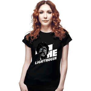 Secret_Shirts Fitted Shirts, Woman / Small / Black The Lighthouse