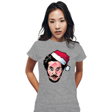 Load image into Gallery viewer, Daily_Deal_Shirts Fitted Shirts, Woman / Small / Sports Grey Marv-Y Christmas
