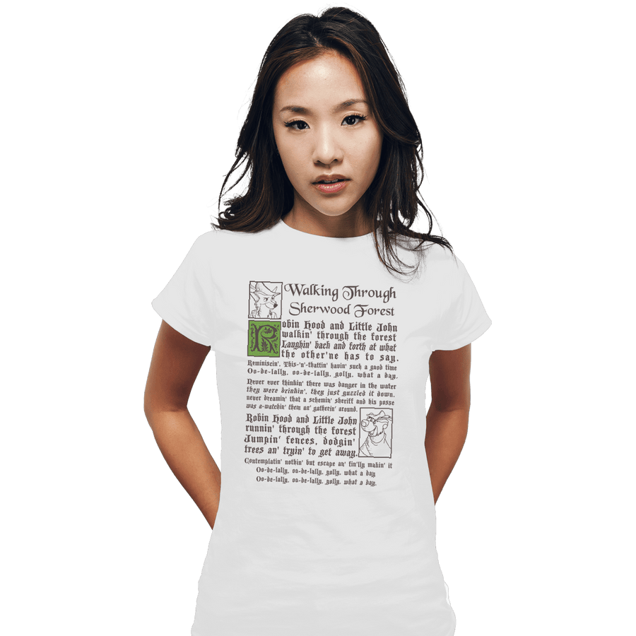 Shirts Fitted Shirts, Woman / Small / White Sherwood Forest