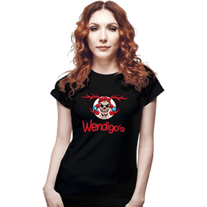 Shirts Fitted Shirts, Woman / Small / Black Wendigo's