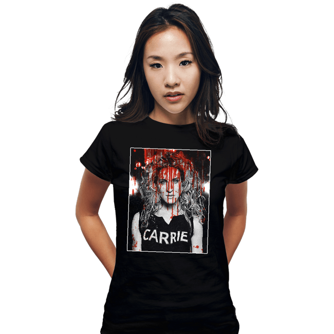 Secret_Shirts Fitted Shirts, Woman / Small / Black Carrie!