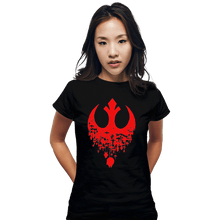 Load image into Gallery viewer, Shirts Fitted Shirts, Woman / Small / Black Fractured Rebellion
