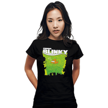 Load image into Gallery viewer, Shirts Fitted Shirts, Woman / Small / Black Finding Blinky
