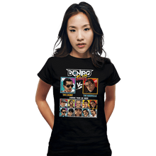 Load image into Gallery viewer, Shirts Fitted Shirts, Woman / Small / Black Deniro Fighter

