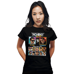 Shirts Fitted Shirts, Woman / Small / Black Deniro Fighter