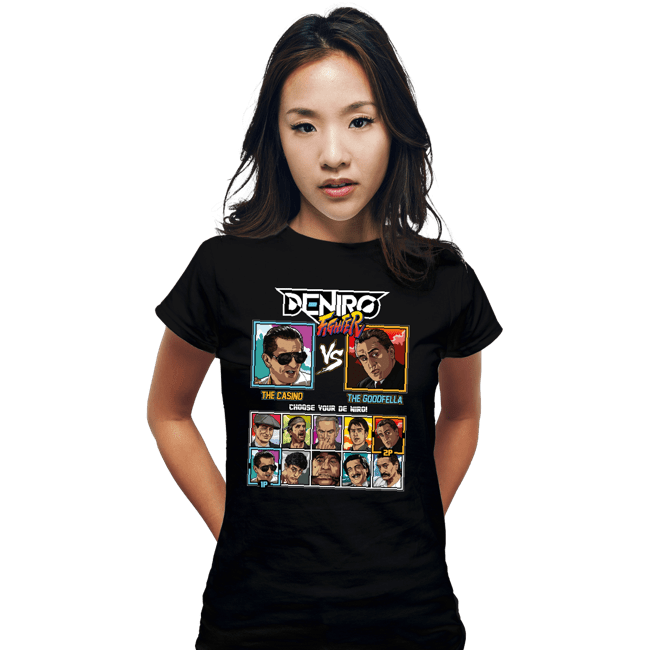 Shirts Fitted Shirts, Woman / Small / Black Deniro Fighter