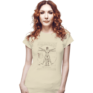 Shirts Fitted Shirts, Woman / Small / White Eren Vitruvian