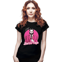 Load image into Gallery viewer, Daily_Deal_Shirts Fitted Shirts, Woman / Small / Black Barbie Yaga
