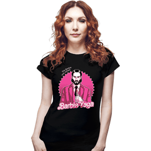 Daily_Deal_Shirts Fitted Shirts, Woman / Small / Black Barbie Yaga