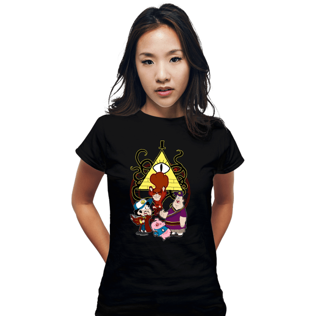 Daily_Deal_Shirts Fitted Shirts, Woman / Small / Black Dipper Strange and the Gravity of Madness