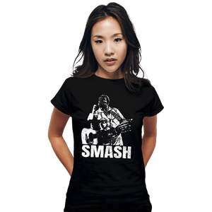 Shirts Fitted Shirts, Woman / Small / Black SMASH