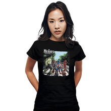 Load image into Gallery viewer, Shirts Fitted Shirts, Woman / Small / Black The Heroes

