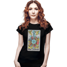 Load image into Gallery viewer, Shirts Fitted Shirts, Woman / Small / Black Wheel of Fortune
