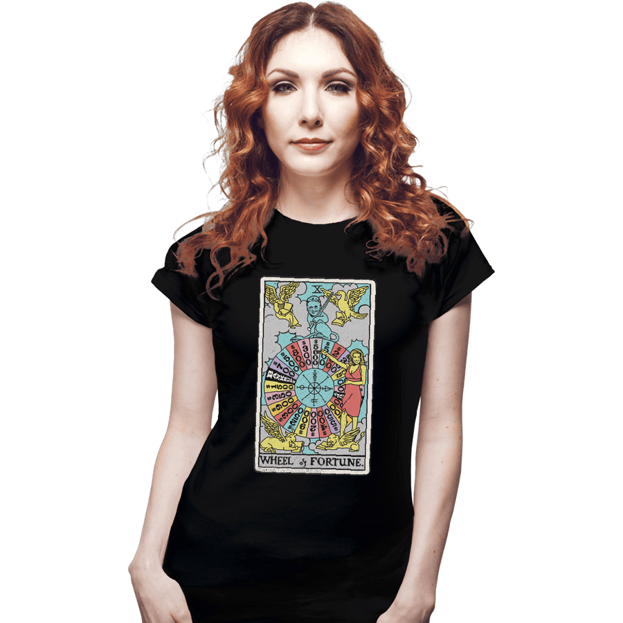 Shirts Fitted Shirts, Woman / Small / Black Wheel of Fortune